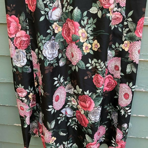 Vintage Edith Flagg Three Flaggs floral midi long - Picture 3 of 9